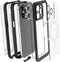 Ghostek Hoesje geschikt voor Apple iPhone 15 Pro Max Waterdicht MagSafe Telefoonhoesje Hardcase | Ghostek Nautical Waterproof Backcover Shockproof | Geschikt voor MagSafe | Geschikt voor Draadloos Opladen met Magnetische Ring | MagSafe Case - Zwart
