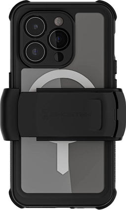 Ghostek Hoesje geschikt voor Apple iPhone 15 Pro Waterdicht MagSafe Telefoonhoesje Hardcase | Ghostek Nautical Waterproof Backcover Shockproof | Geschikt voor MagSafe | Geschikt voor Draadloos Opladen met Magnetische Ring | MagSafe Case - Zwart