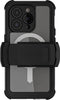 Ghostek Hoesje geschikt voor Apple iPhone 15 Pro Waterdicht MagSafe Telefoonhoesje Hardcase | Ghostek Nautical Waterproof Backcover Shockproof | Geschikt voor MagSafe | Geschikt voor Draadloos Opladen met Magnetische Ring | MagSafe Case - Zwart