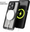 Ghostek Hoesje geschikt voor Apple iPhone 15 Pro Waterdicht MagSafe Telefoonhoesje Hardcase | Ghostek Nautical Slim Backcover Shockproof | Geschikt voor MagSafe | Geschikt voor Draadloos Opladen met Magnetische Ring | MagSafe Case - Zwart