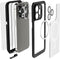 Ghostek Hoesje geschikt voor Apple iPhone 15 Pro Waterdicht MagSafe Telefoonhoesje Hardcase | Ghostek Nautical Slim Backcover Shockproof | Geschikt voor MagSafe | Geschikt voor Draadloos Opladen met Magnetische Ring | MagSafe Case - Zwart