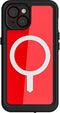 Ghostek Hoesje geschikt voor Apple iPhone 15 Waterdicht MagSafe Telefoonhoesje Hardcase | Ghostek Nautical Slim Backcover Shockproof | Geschikt voor MagSafe | Geschikt voor Draadloos Opladen met Magnetische Ring | MagSafe Case - Zwart