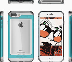 Ghostek Hoesje geschikt voor Apple iPhone 7 Plus Telefoonhoesje Flexibel TPU | Ghostek Cloak 2 Backcover Shockproof | Schokbestendig iPhone 7 Plus Telefoonhoesje | Anti Shock Proof - Teal | Turquoise