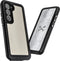 Ghostek Hoesje geschikt voor Samsung Galaxy S23 Waterdicht Telefoonhoesje Hardcase | Ghostek Nautical Slim Backcover Shockproof | Schokbestendig Galaxy S23 Telefoonhoesje | Anti Shock Proof - Transparant / Zwart