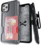 Ghostek Iron Armor Telefoonhoesje geschikt voor Apple iPhone 11 Pro Max Hoesje Hardcase Backcover Shockproof met Pasjeshouder en Standaard - Zwart