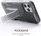 Ghostek Iron Armor Telefoonhoesje geschikt voor Apple iPhone 11 Pro Hoesje Hardcase Backcover Shockproof met Pasjeshouder en Standaard - Zwart