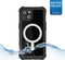 Ghostek Nautical Telefoonhoesje geschikt voor Apple iPhone 14 Waterdicht Shockproof Hardcase Hoesje MagSafe Compatible - Zwart