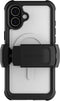 Ghostek Nautical Waterproof MagSafe Case + Belt Swivel Holster Apple iPhone 16 Plus Clear