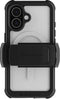 Ghostek Nautical Waterproof MagSafe Case + Belt Swivel Holster Apple iPhone 16 Clear