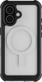 Ghostek Nautical Waterproof MagSafe Case + Belt Swivel Holster Apple iPhone 16 Clear