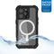 Ghostek Nautical Waterproof Telefoonhoesje geschikt voor Apple iPhone 14 Pro Waterdicht Shockproof Hardcase Hoesje MagSafe Compatible - Zwart
