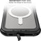 Ghostek Nautical Waterproof Telefoonhoesje geschikt voor Apple iPhone 14 Pro Waterdicht Shockproof Hardcase Hoesje MagSafe Compatible - Zwart