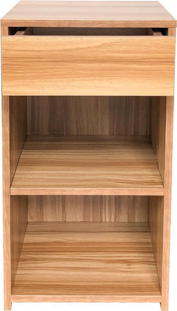 Nachtkastje - halkastje - 65 cm hoog - lichtbruin kleurig