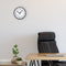 Wandklok 25.5cm-Stil-Zwart/Wit-Plastic-nXt Robust