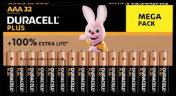 Duracell Plus AAA - Alkaline batterijen - 1,5V - 32 stuks