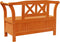 vidaXL - Tuinopbergbank - in - Acacia - 119x76x44 - cm - Massief - Hout