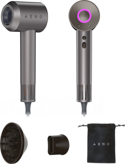 AENO HD1 - Haardroger - Ionische Technologie - 1500W - Grijs Zwart