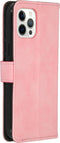 iMoshion Hoesje Geschikt voor iPhone 12 Pro Max Hoesje Met Pasjeshouder - iMoshion Luxe Bookcase - Roze