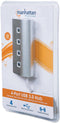 Manhattan 163767 - USB-A Hub - 4x USB 3.2 Gen1 5 Gbps - Wit