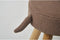 Kruk Crochetts Bruin 34 x 55 x 34 cm Beer