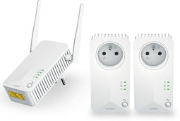 Strong Powerline Wi-Fi 600 V2 - Powerline-adapterkit - 600 Mbit/s en 300 Mbit/s - (3-pack)