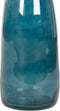 Vaas DKD Home Decor 18 x 18 x 80 cm Blauw Gehard glas