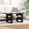 vidaXL - Salontafel - Zwart - Eiken - 102x55x42 - cm - Geengineerd - Hout