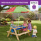 Plum Surfside zand water picknicktafel met parasol