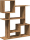 vidaXL - Kamerscherm - / - boekenkast - 92x29x112 - cm - hout - artisanaal - eiken
