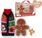 Rosewood Cupid&Comet - Giftset - Honden trui met peperkoekman-thema speeltje en kipsnack - Small