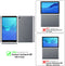 Cadorabo Huawei MediaPad M5 8 - Book Case - Ultra dun met Auto Wake Up en Stand functie - Donker Blauw