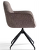 Criks Design Charly - Draaibare eetkamerstoel - 360° draaibaar - Bruin