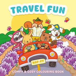 Travel fun - Comfy & Cosy kleurboek - 30 platen
