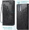 iMoshion Hoesje Geschikt voor Motorola Edge 20 Hoesje Met Pasjeshouder - iMoshion Mandala Bookcase - Zwart