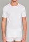 Schiesser 95/5 Organic - Heren Shirt - 1/2 Mouwen - Ronde Hals - Wit (2 stuks)