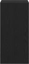 vidaXL - Bartafel - Zwart - Eiken - 51x50x103,5 - cm - Engineered - Wood