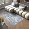 tectake® Vintage Design Vloerkleed Amara - Laagpolig - Wasbaar - 160cm x 230cm - blauw