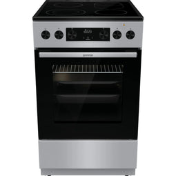 GORENJE GECS_5C70SPAOT - Vrijstaand keramisch fornuis - Pizza-functie 300 °C - Roestvrij staal