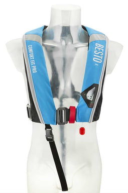Besto Comfort fit Pro 300N MH - Automatisch reddingsvest - Harnas - Blauw/zwart