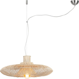 GOOD&MOJO Hanglamp Kalahari - Rotan - Ø70cm - Scandinavisch,Bohemian - Hanglampen Eetkamer, Slaapkamer, Woonkamer