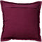 Dutch Decor BURTO - Sierkussen van gewassen katoen Red Plum 45x45 cm - roze - Inclusief binnenkussen