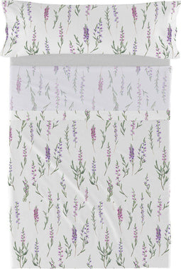 Set beddengoed HappyFriday Lavender Multicolour Bed van 80/90