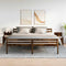 Nachtkastjes 2 st met 2 lades 40x36,5x62 cm gerookt eikenkleurig