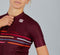 Sportful Short Sleeve Fietsshirt Dames - Aansluitend - Ademend - Bordeauxrood (M)