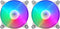 Mars Gaming MFDUO - Interne ventilator - 120mm 2x 1100 rpm - Wit