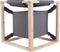 Quapas! Kattenbed met hangmat Catcube M 54x54x54 cm grijs