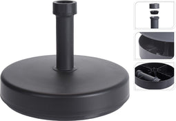 ProGarden Parasolvoet - Vulbaar tot 25 kg - Geschikt voor stangdiameter 20-54 mm - Grijs