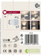 Paulmann Cybo - LED-wandlamp 2x3,5W 2700K 213lm IP65 Wit Aluminium (2 stuks)