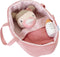 Little Dutch Babypop Rosa - Pluche-pop met wiegje en toebehoren - 16 x 30,5 x 13,5 cm