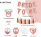 Happy Goods Bride to Be Versiering - Vrijgezellenfeest Vrouw - Ballonnen & Accessoires - Rose Goud (32 stuks)